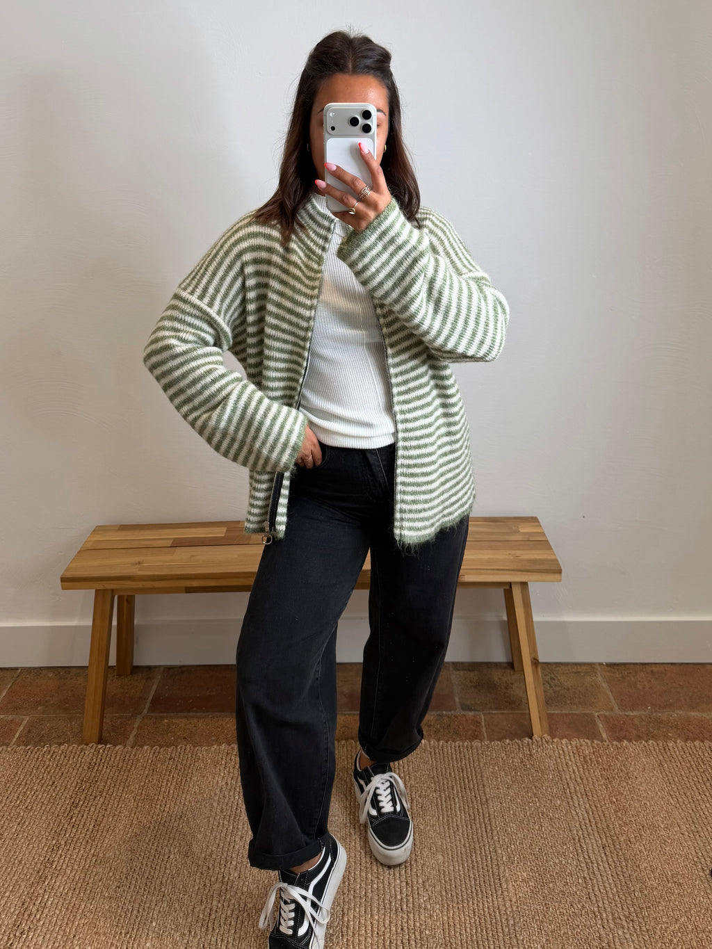 Gilet Yvette - kaki