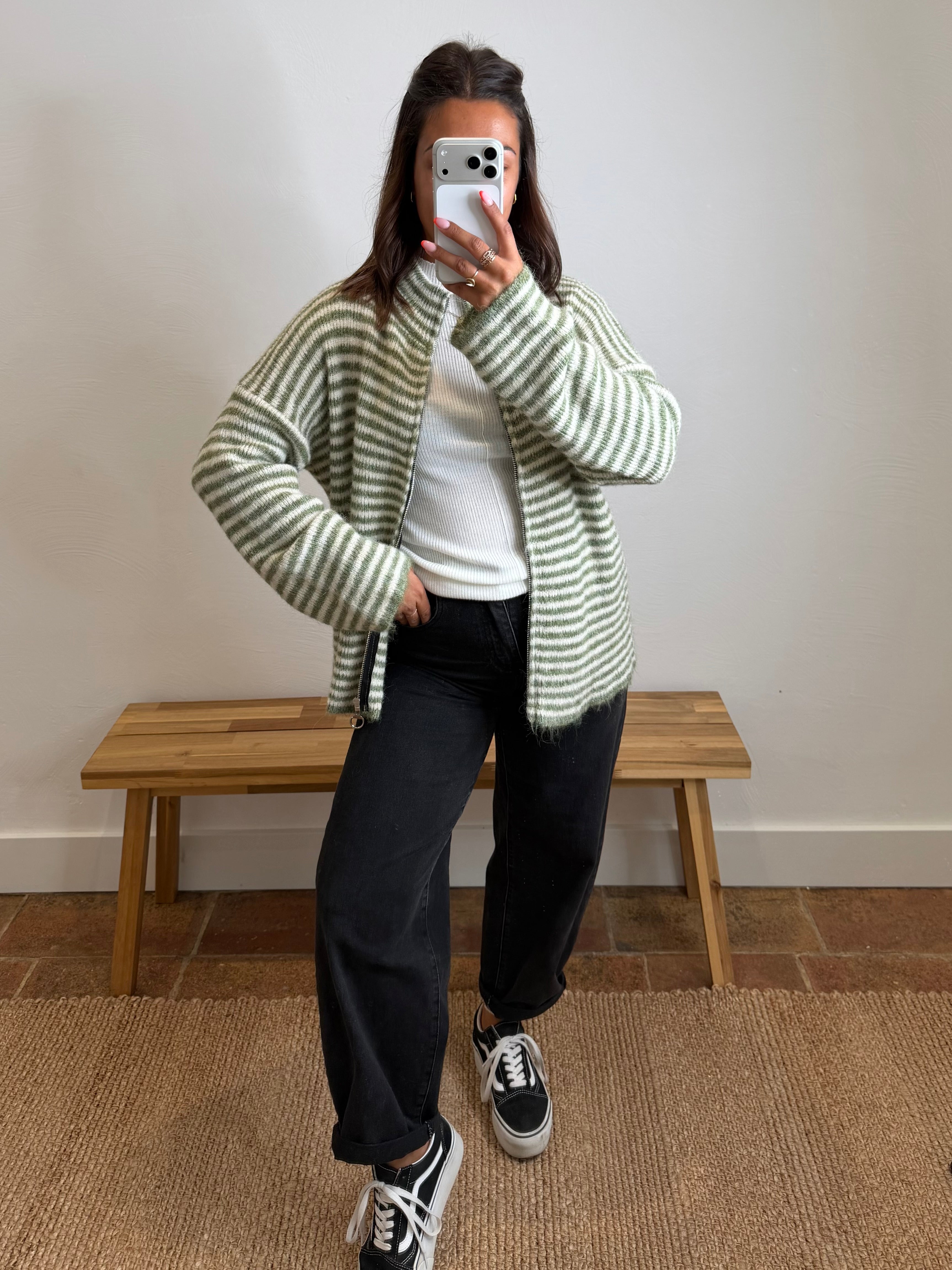 Gilet Yvette - kaki