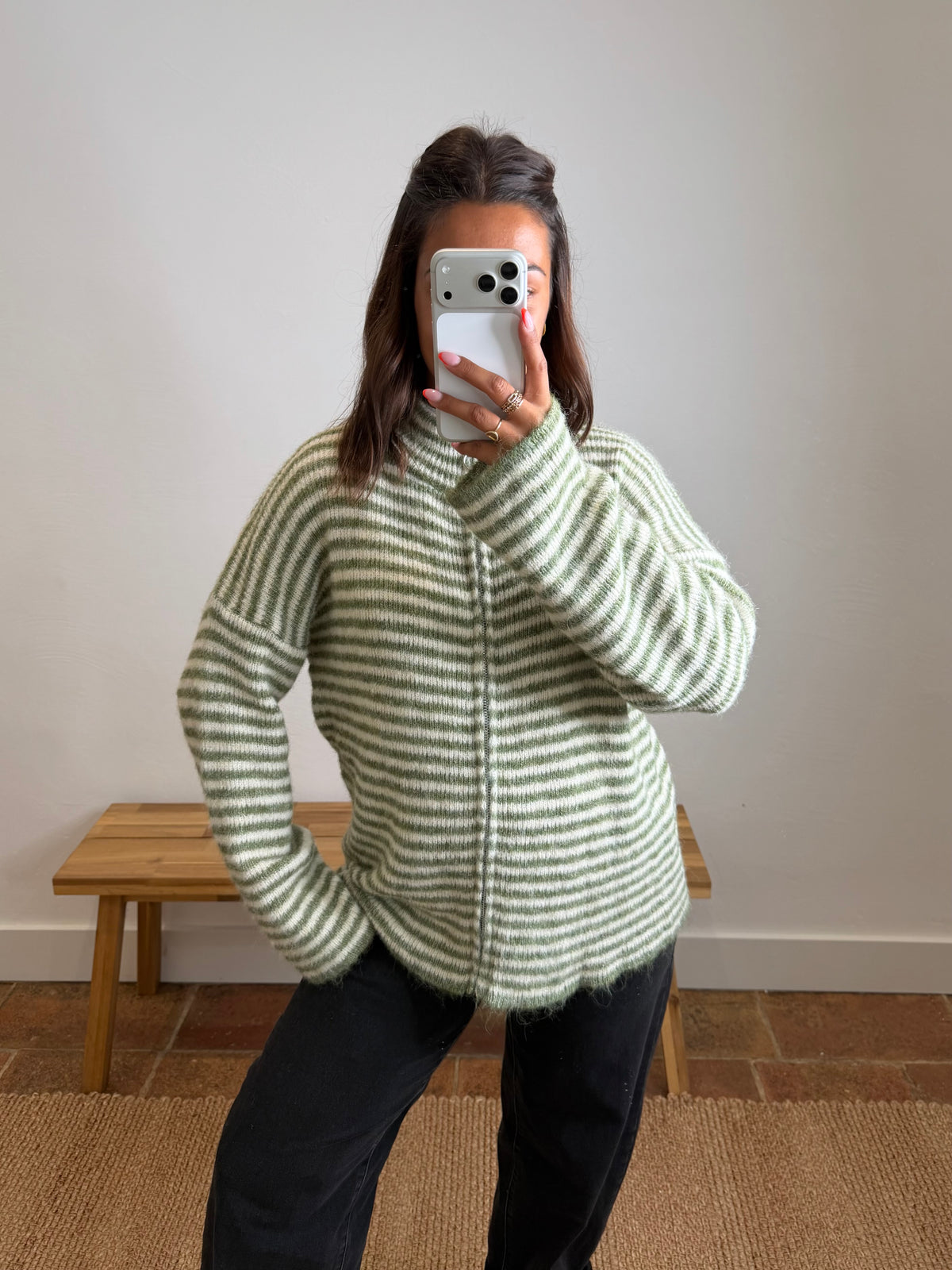 Gilet Yvette - kaki