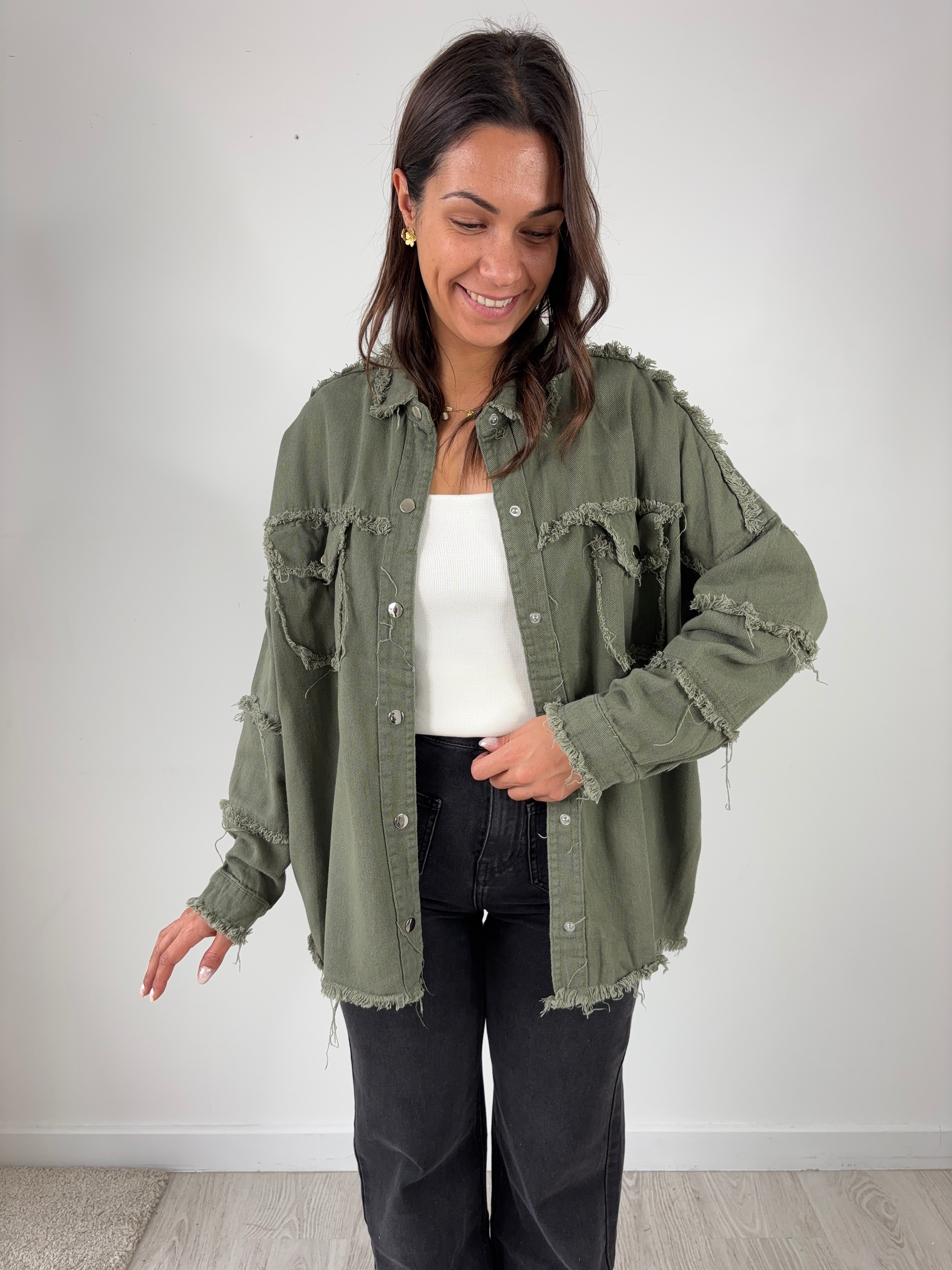 Veste Aude - kaki
