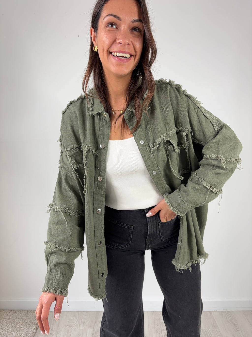 Veste Aude - kaki
