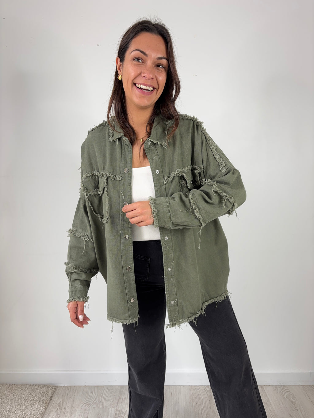 Veste Aude - kaki