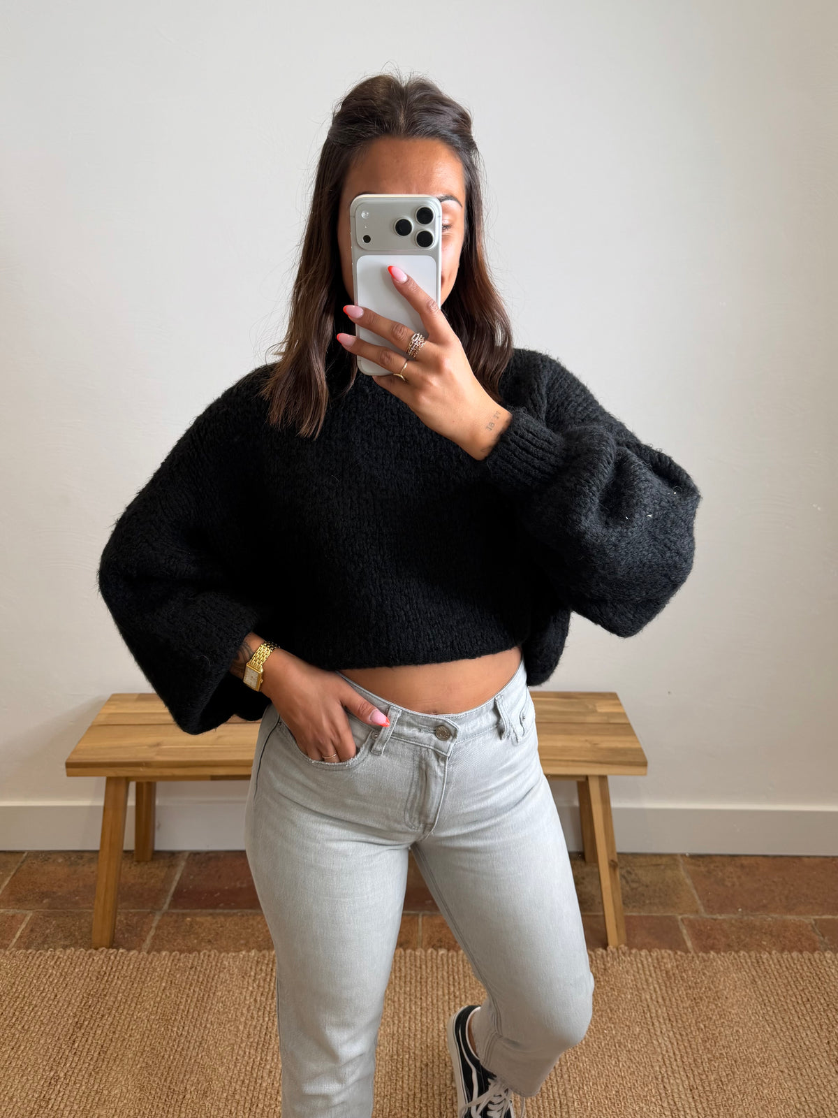 Pull Maolie du 34 au 44 - noir