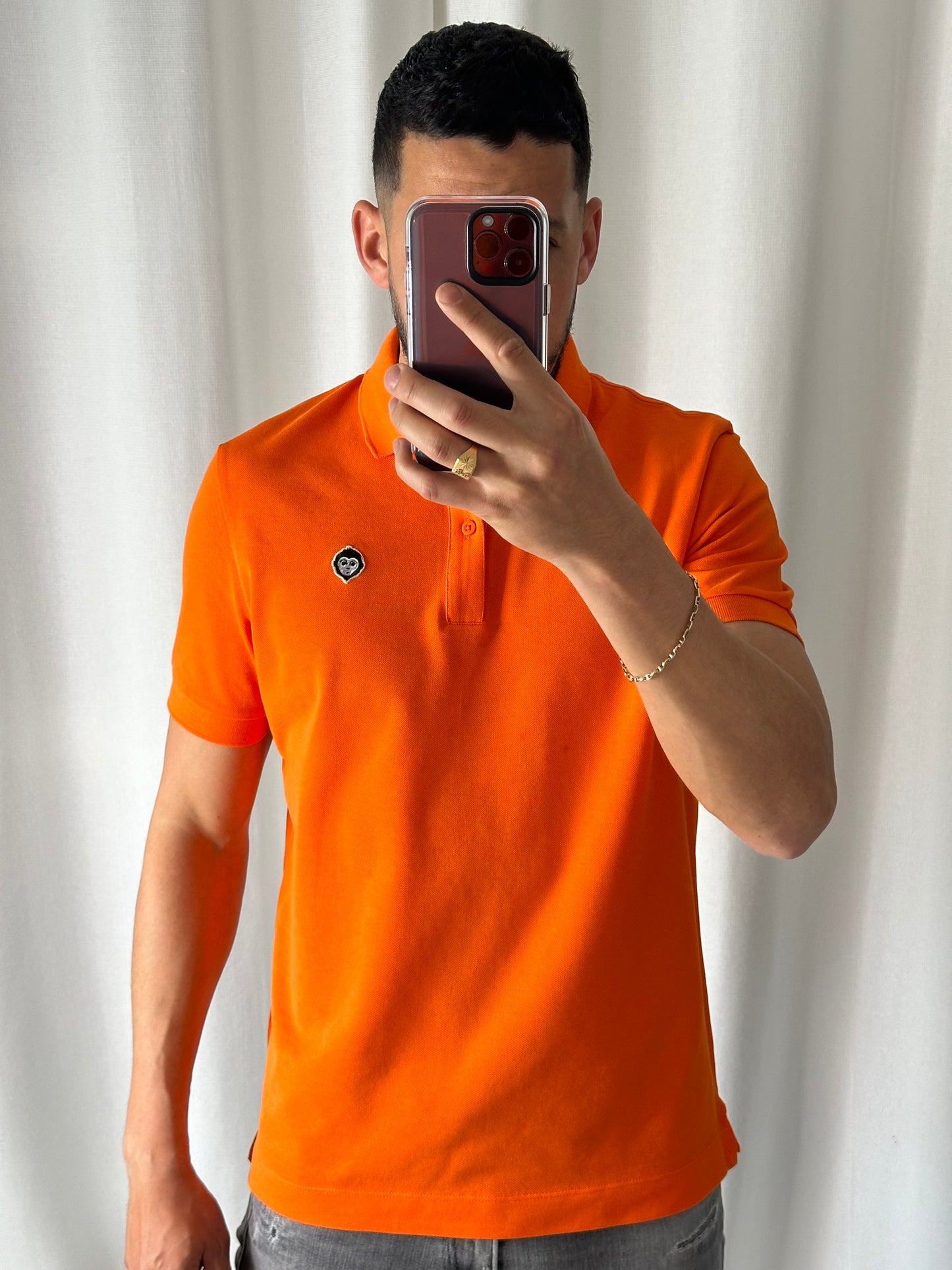 Polo unisexe Orange MAYTI