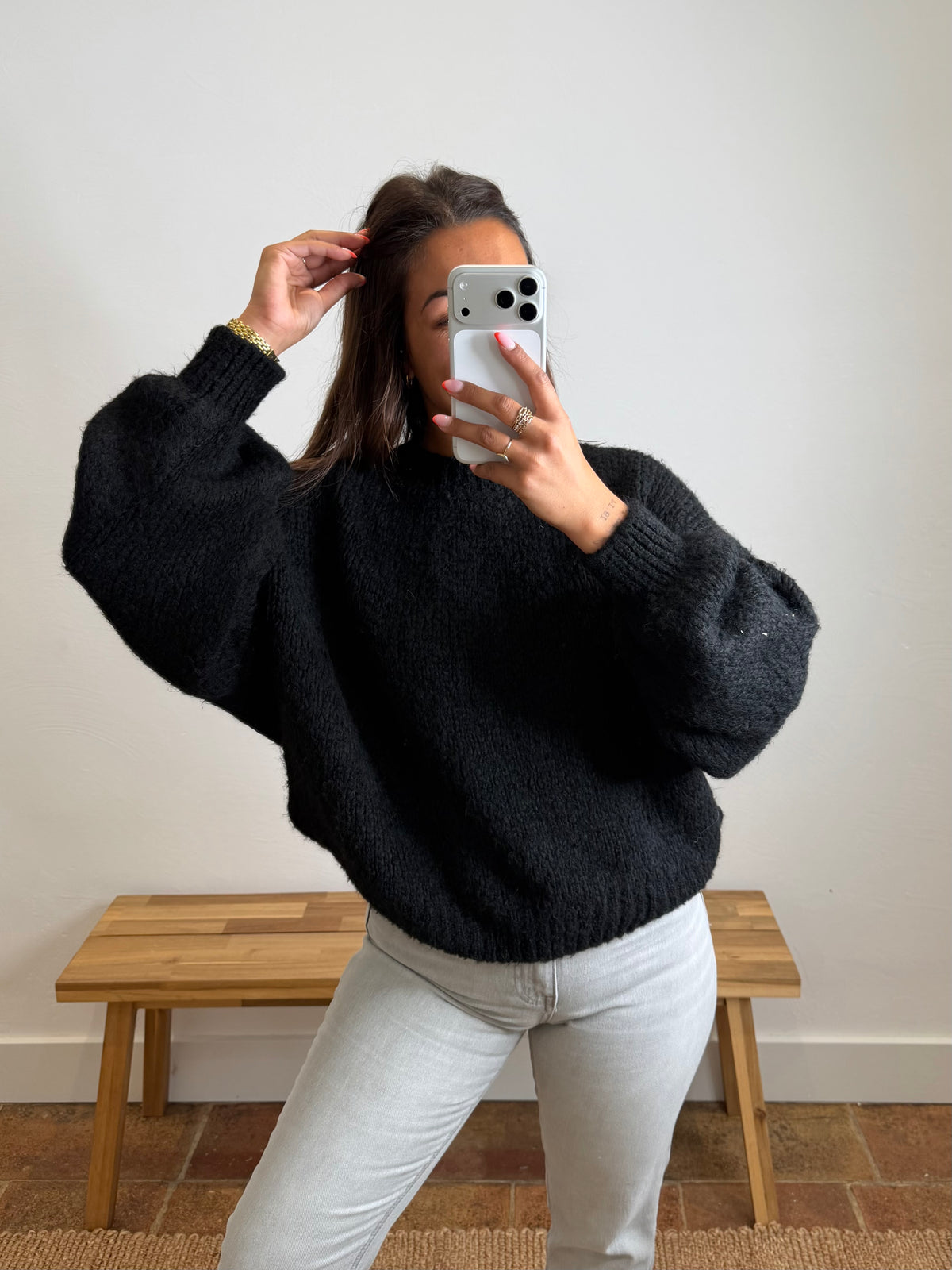 Pull Maolie du 34 au 44 - noir