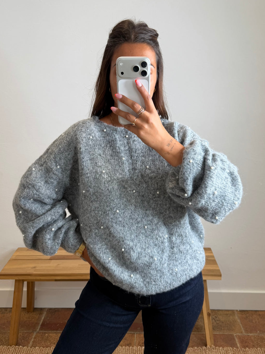Pull Cooper - gris