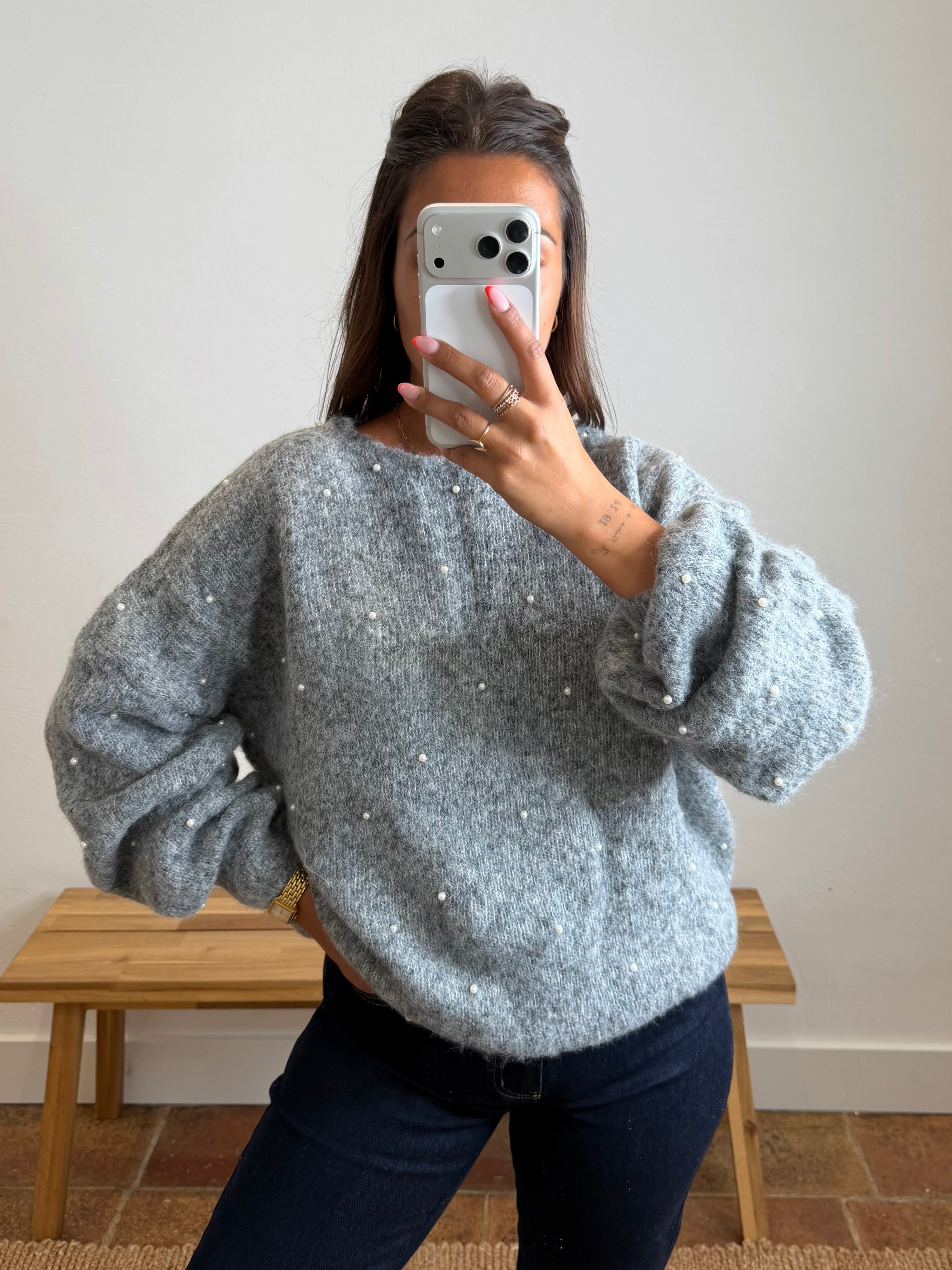Pull Cooper - gris