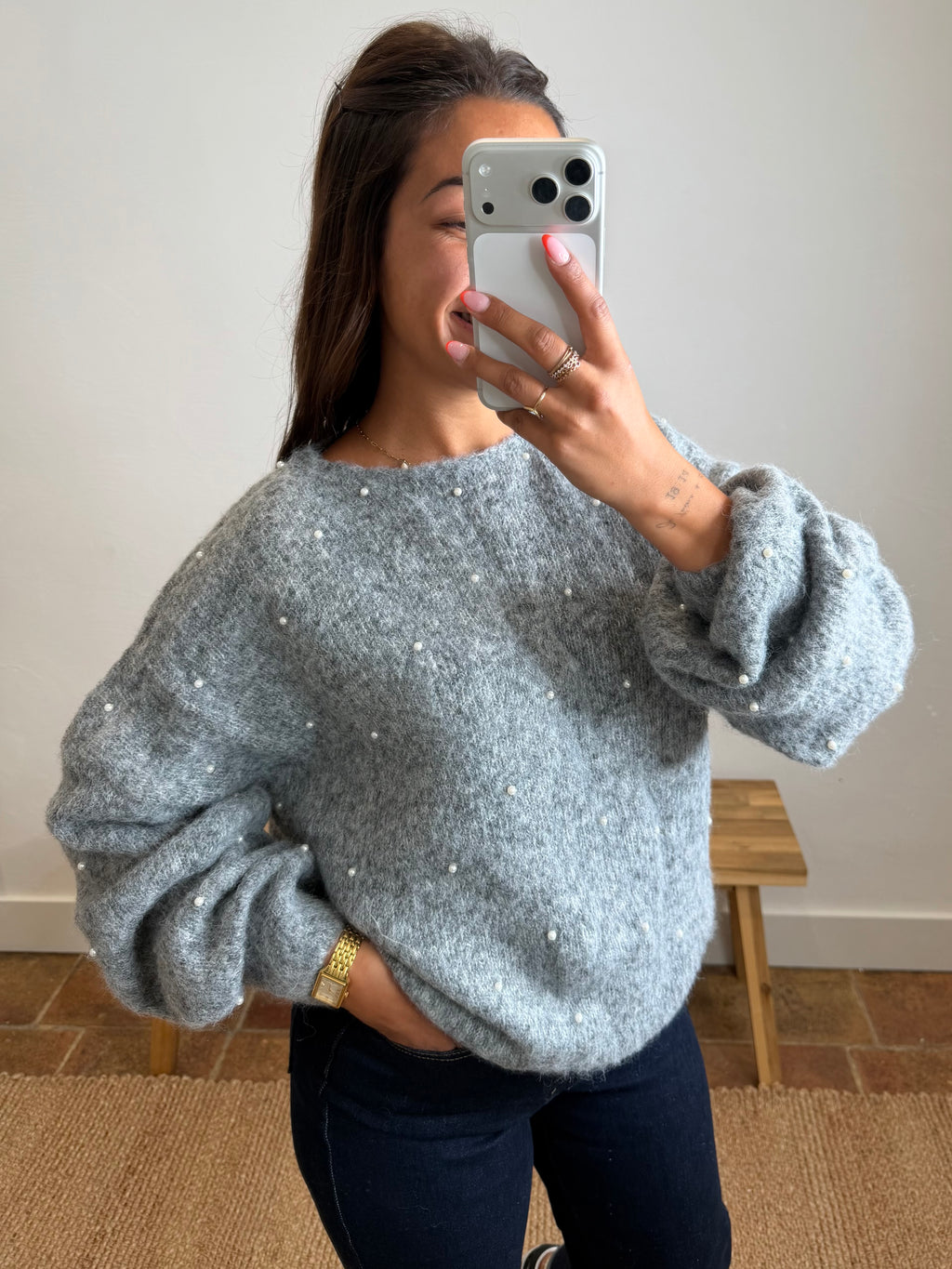 Pull Cooper - gris