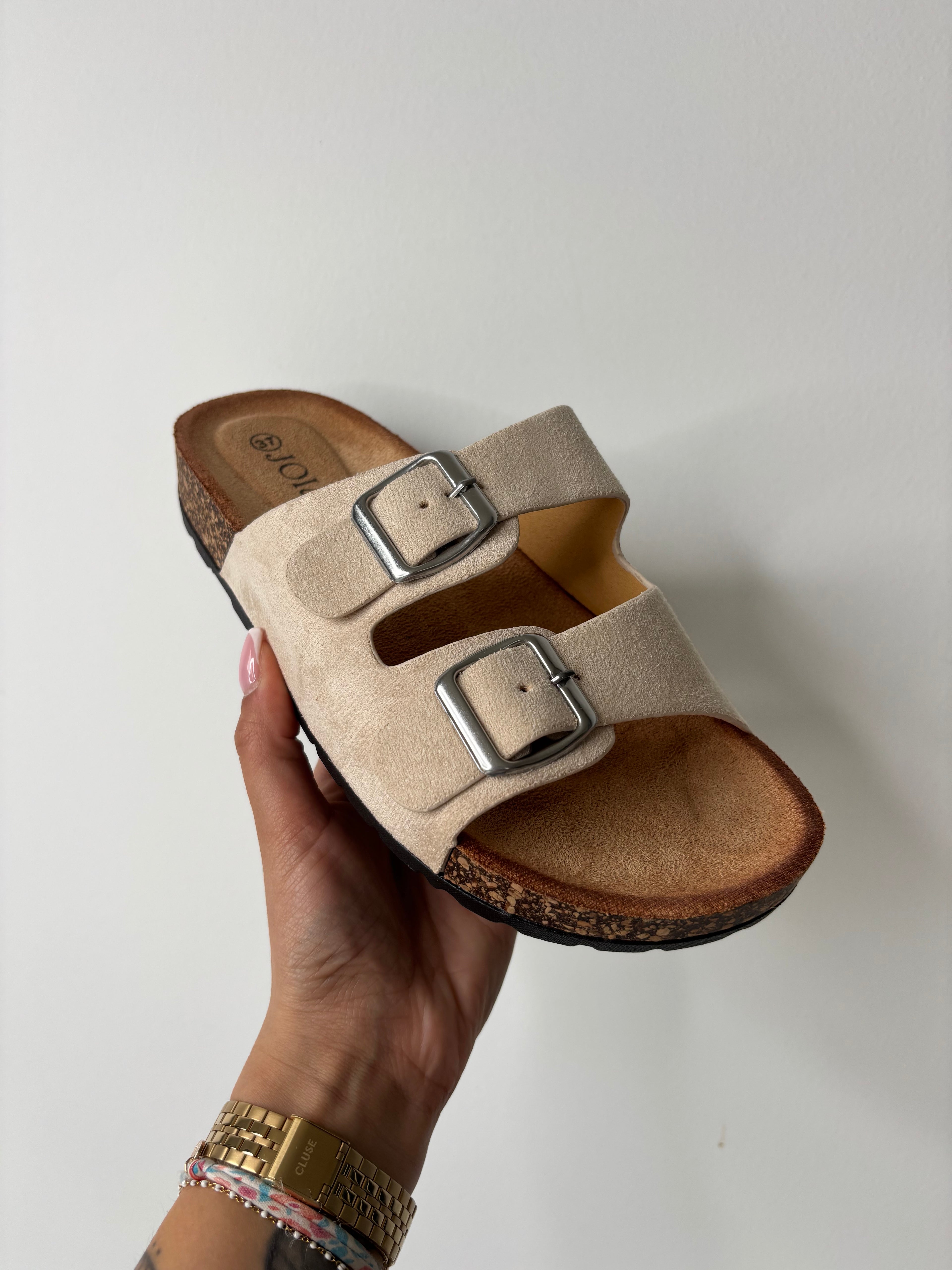Claquettes Béa - beige