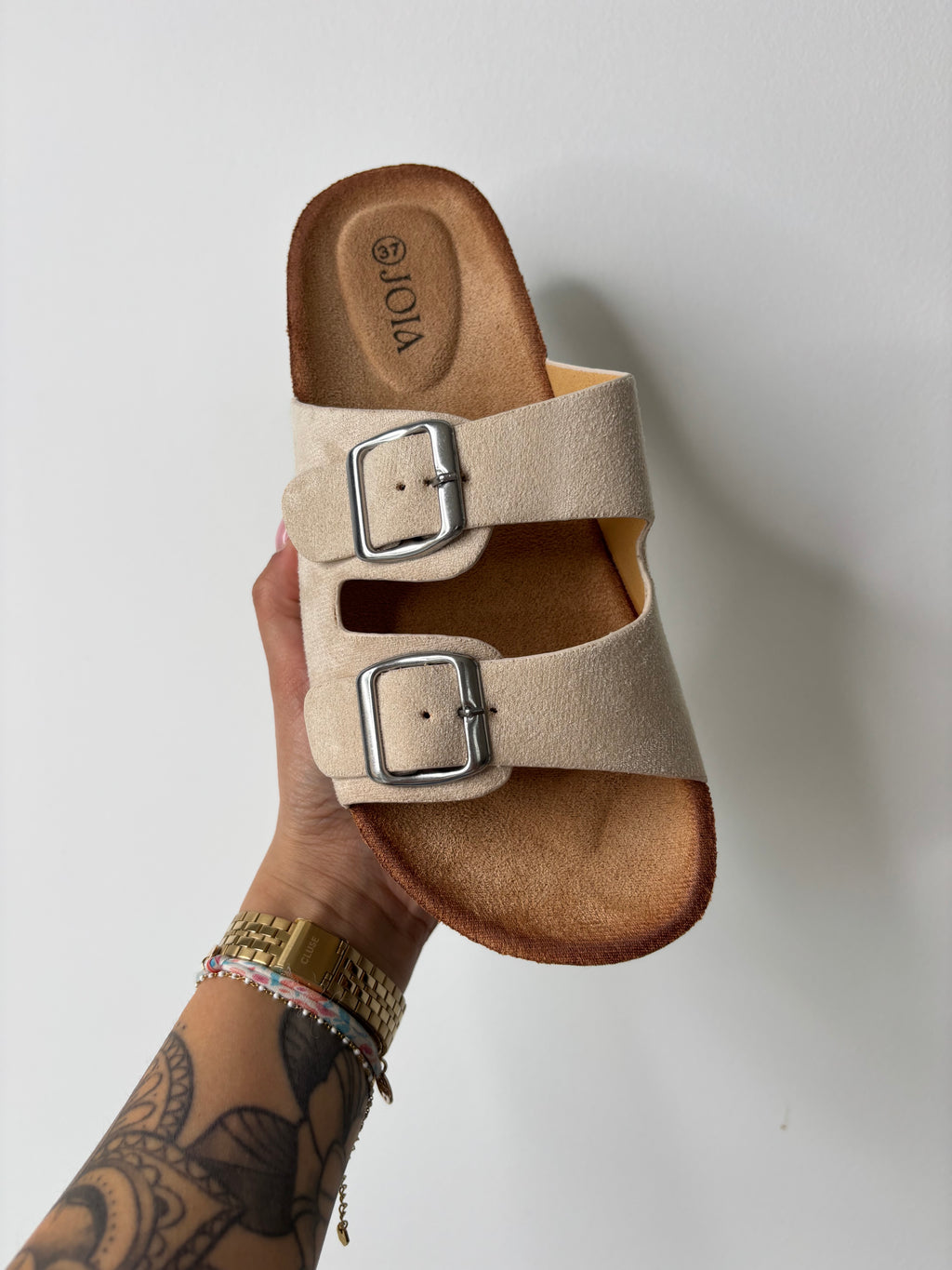 Claquettes Béa - beige