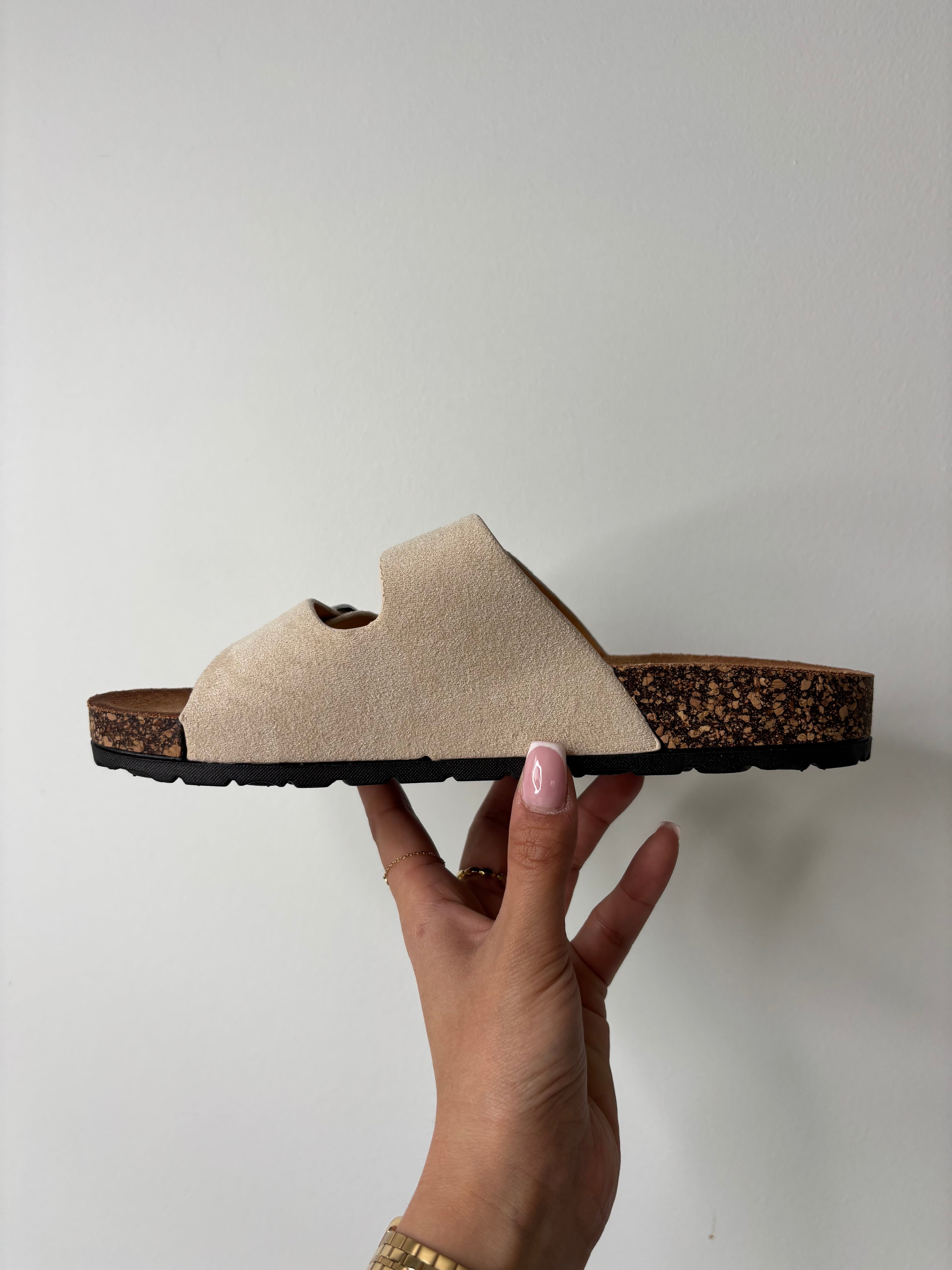 Claquettes Béa - beige