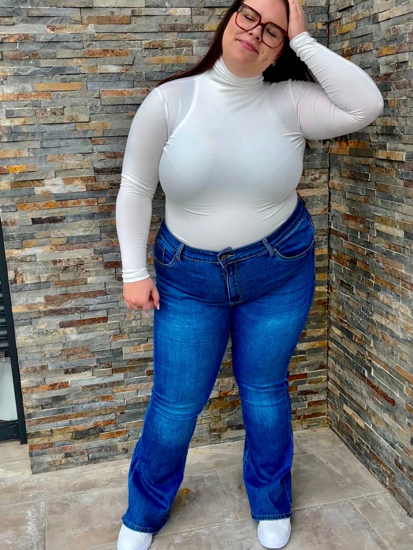 Jeans Ophélie - bleu du 40 au 50