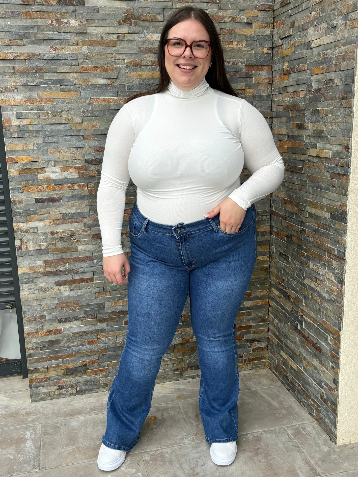 Jeans Ophélie - bleu du 40 au 50