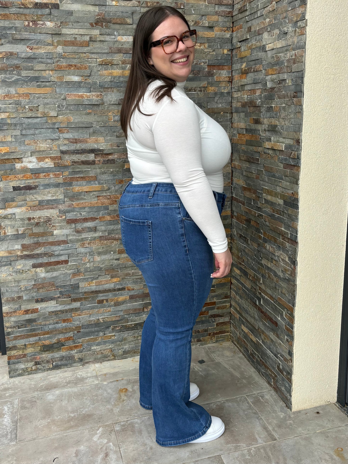 Jeans Ophélie - bleu du 40 au 50