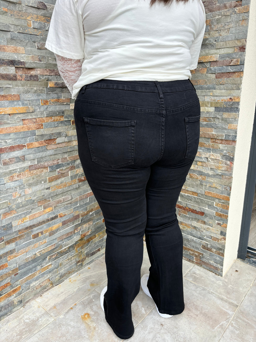 Jeans Ophélie - noir du 40 au 50