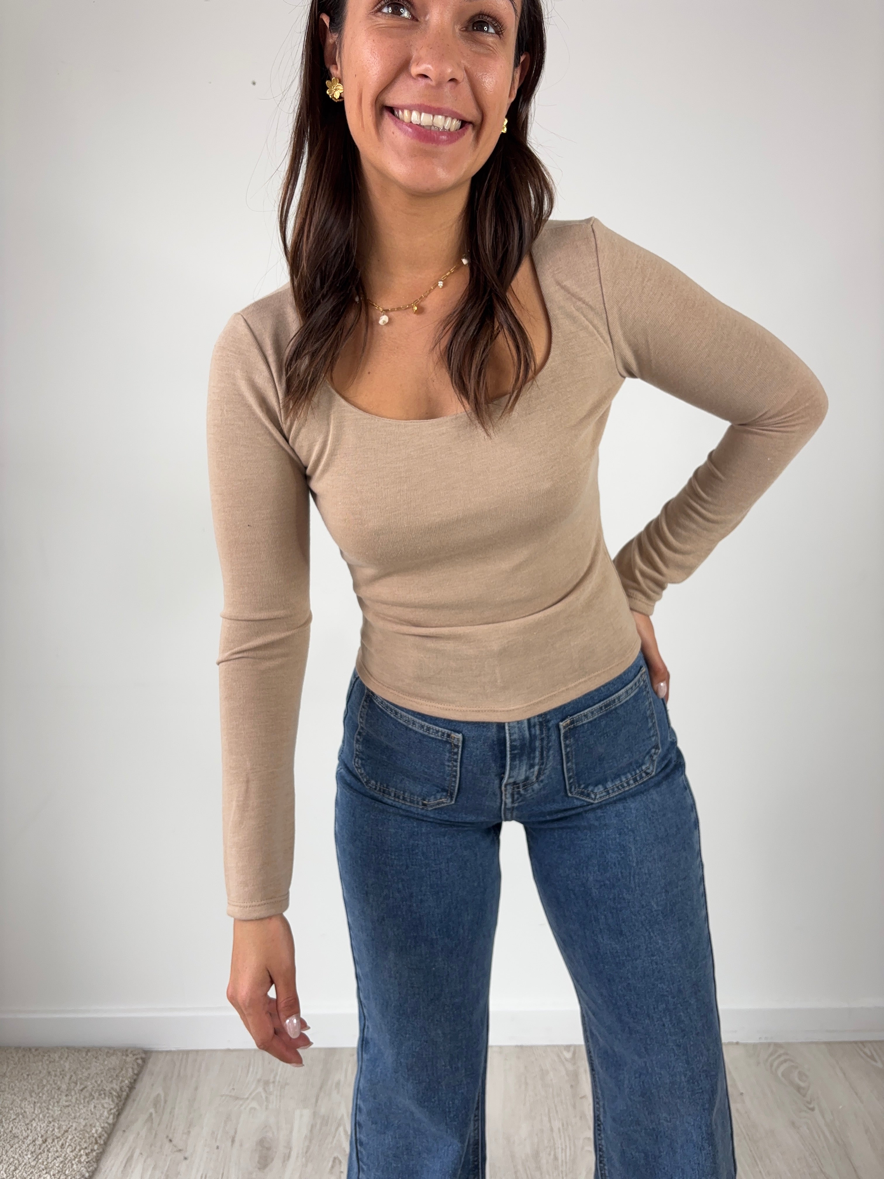 Haut Lina - beige