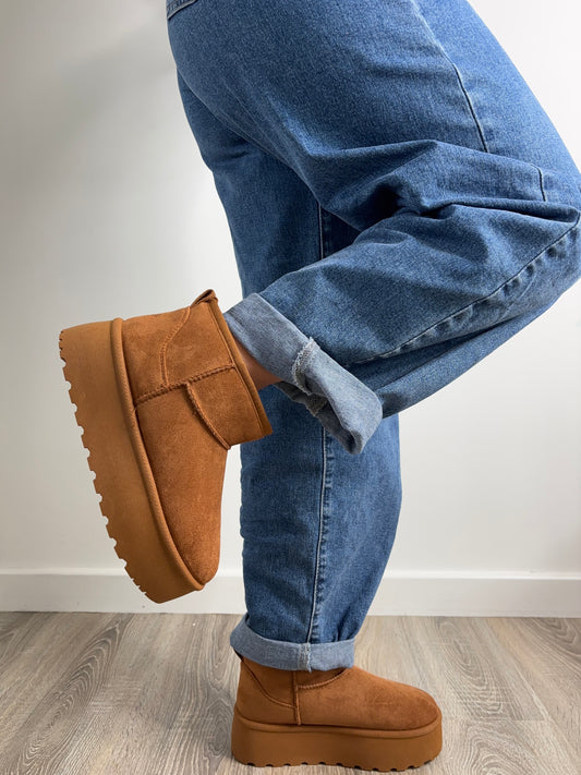 Bottines Huguette - camel