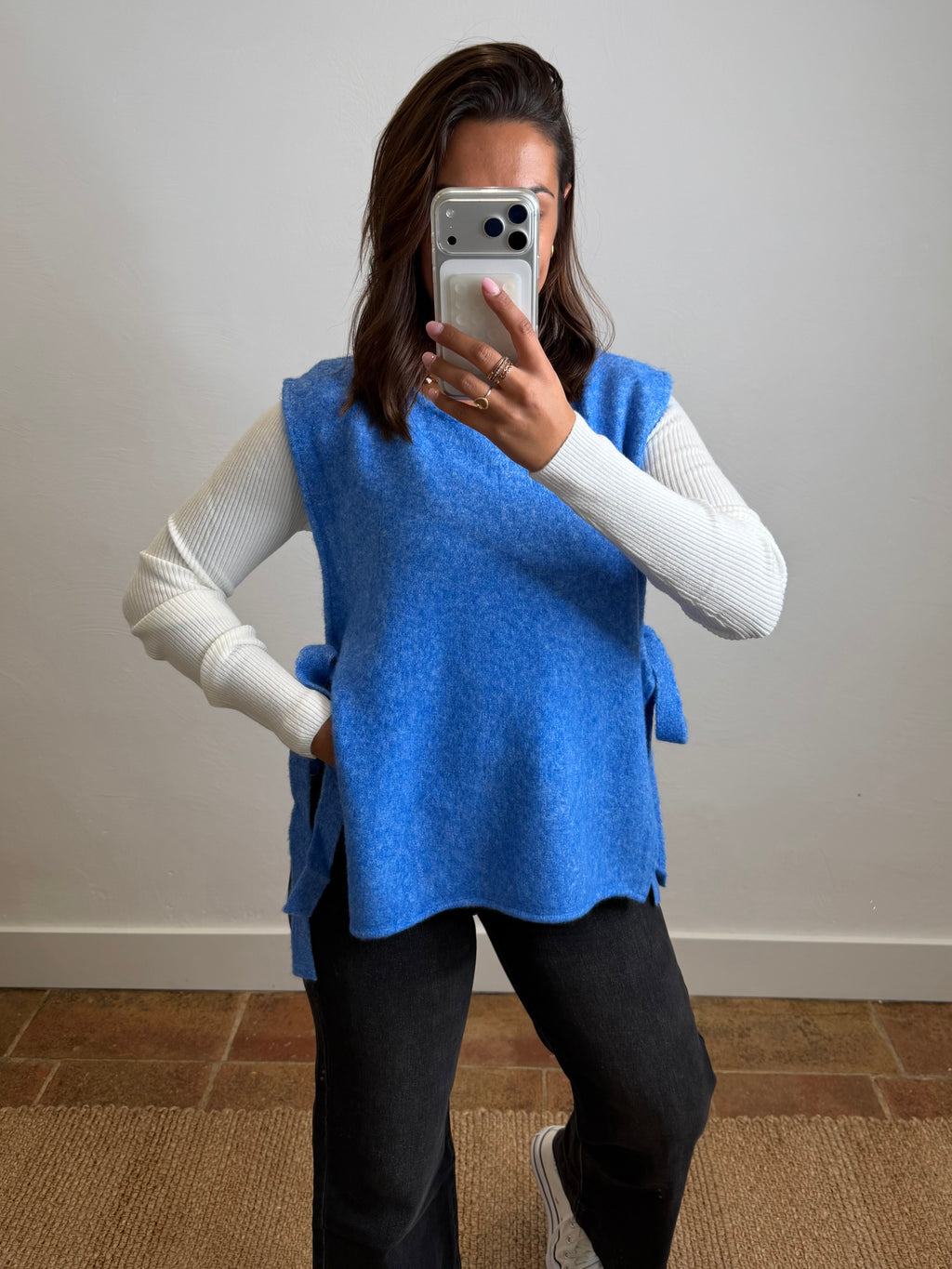 Pull Iris - bleu du 36 au 44