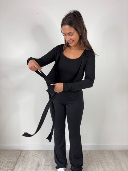 Haut cache-coeur Nancy - noir