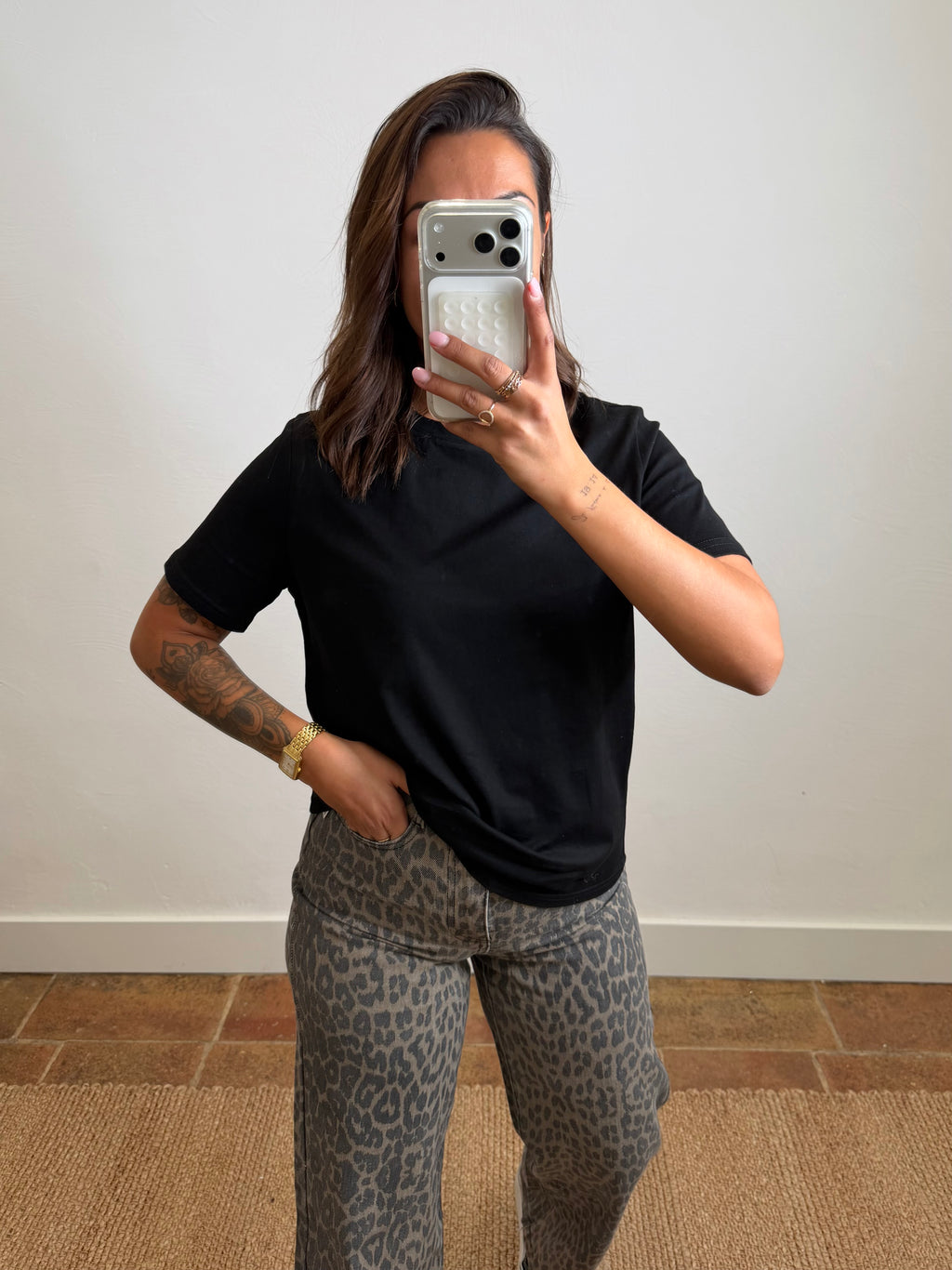 T-shirt noir