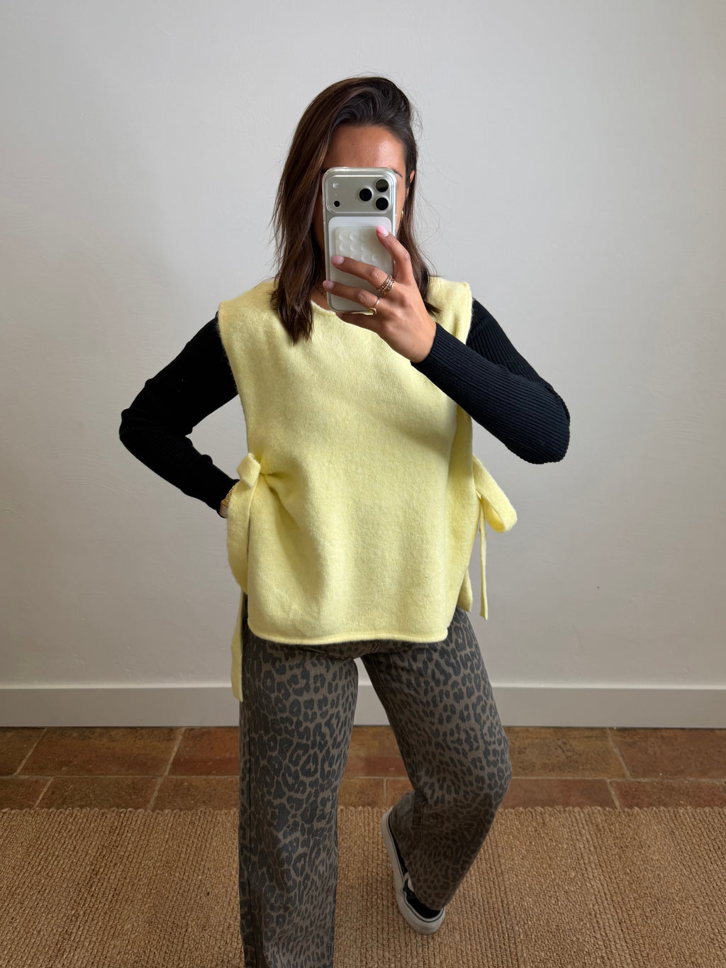 Pull Iris - jaune du 36 au 44