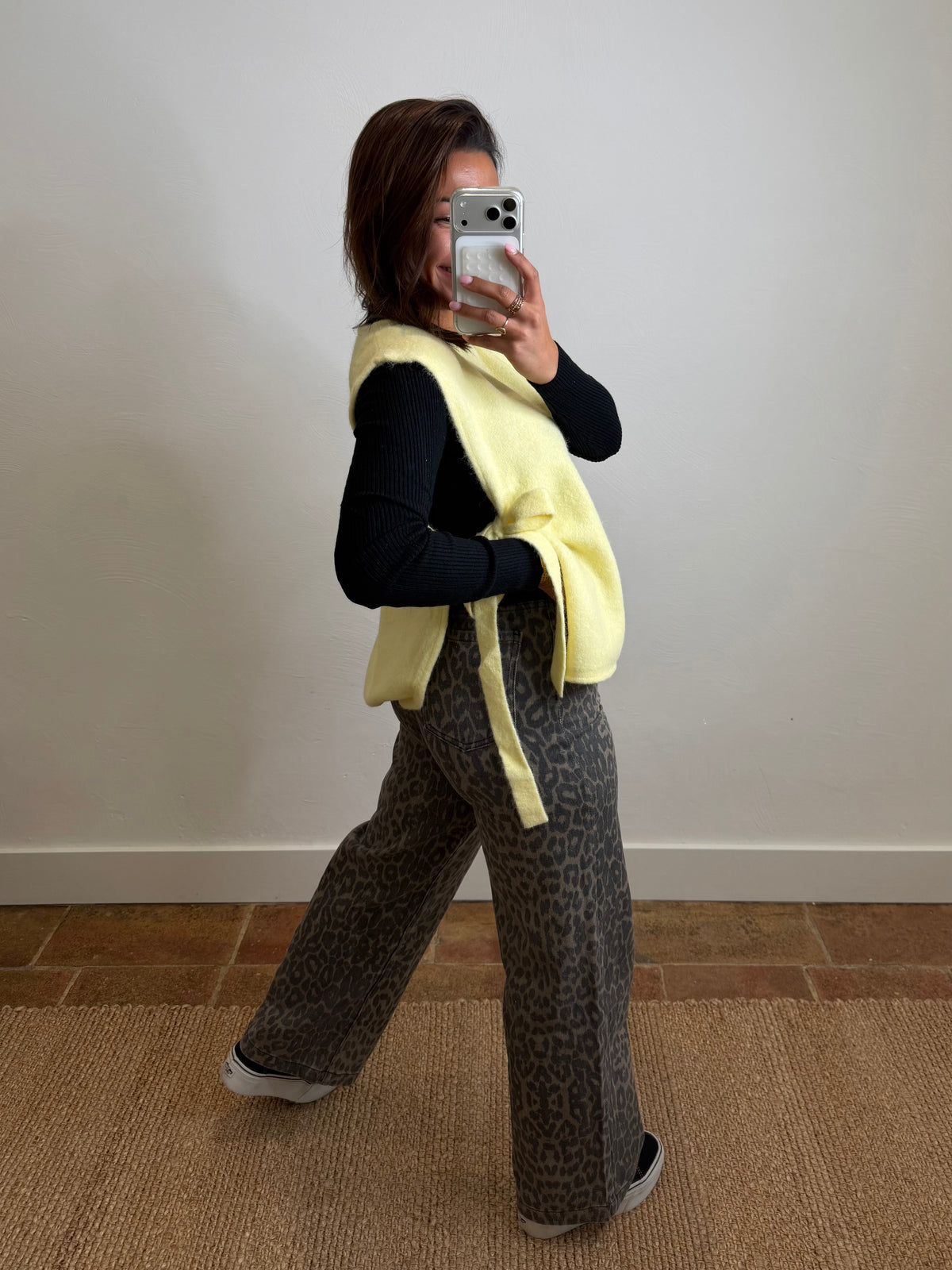 Pull Iris - jaune du 36 au 44