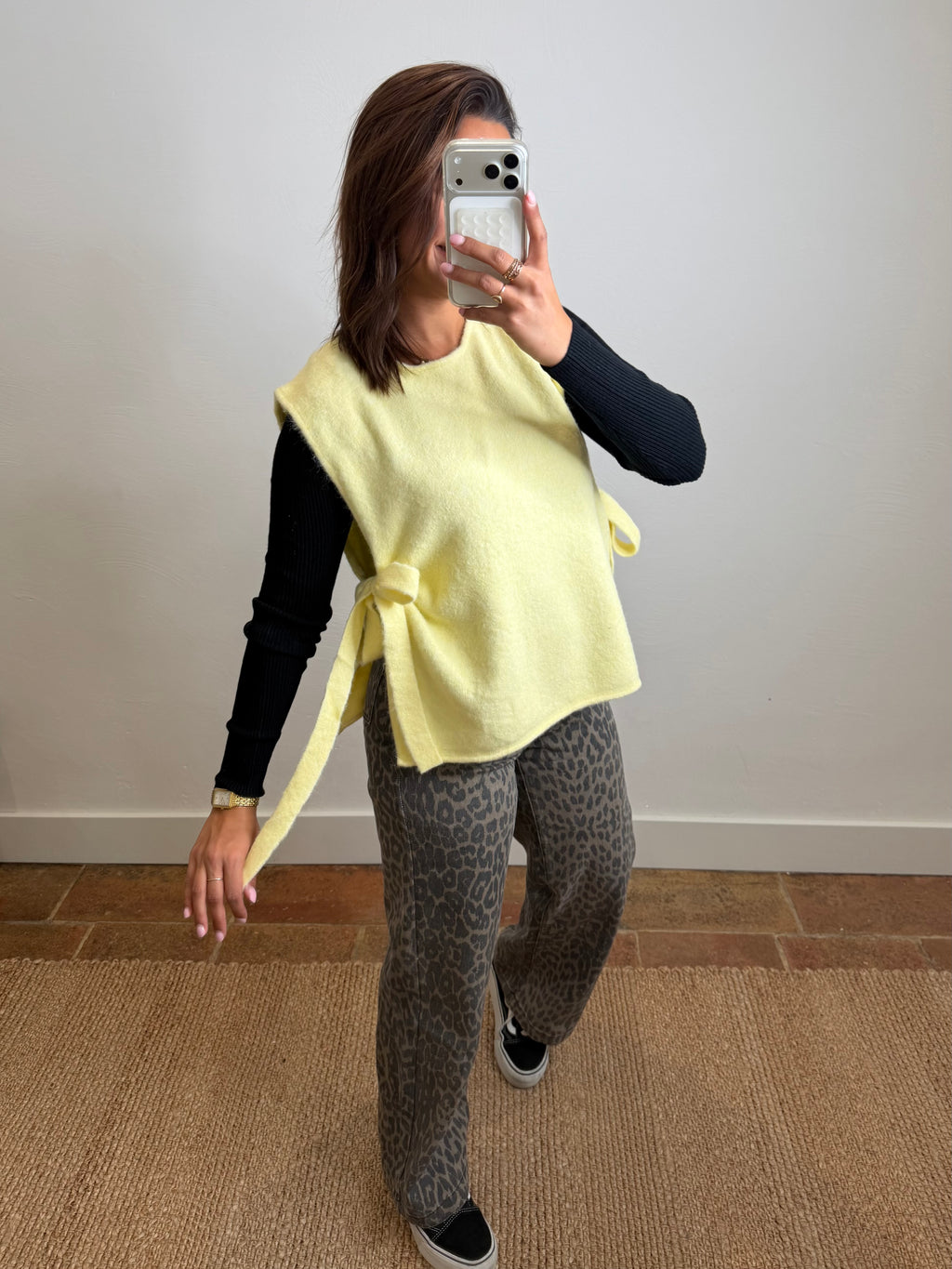 Pull Iris - jaune du 36 au 44