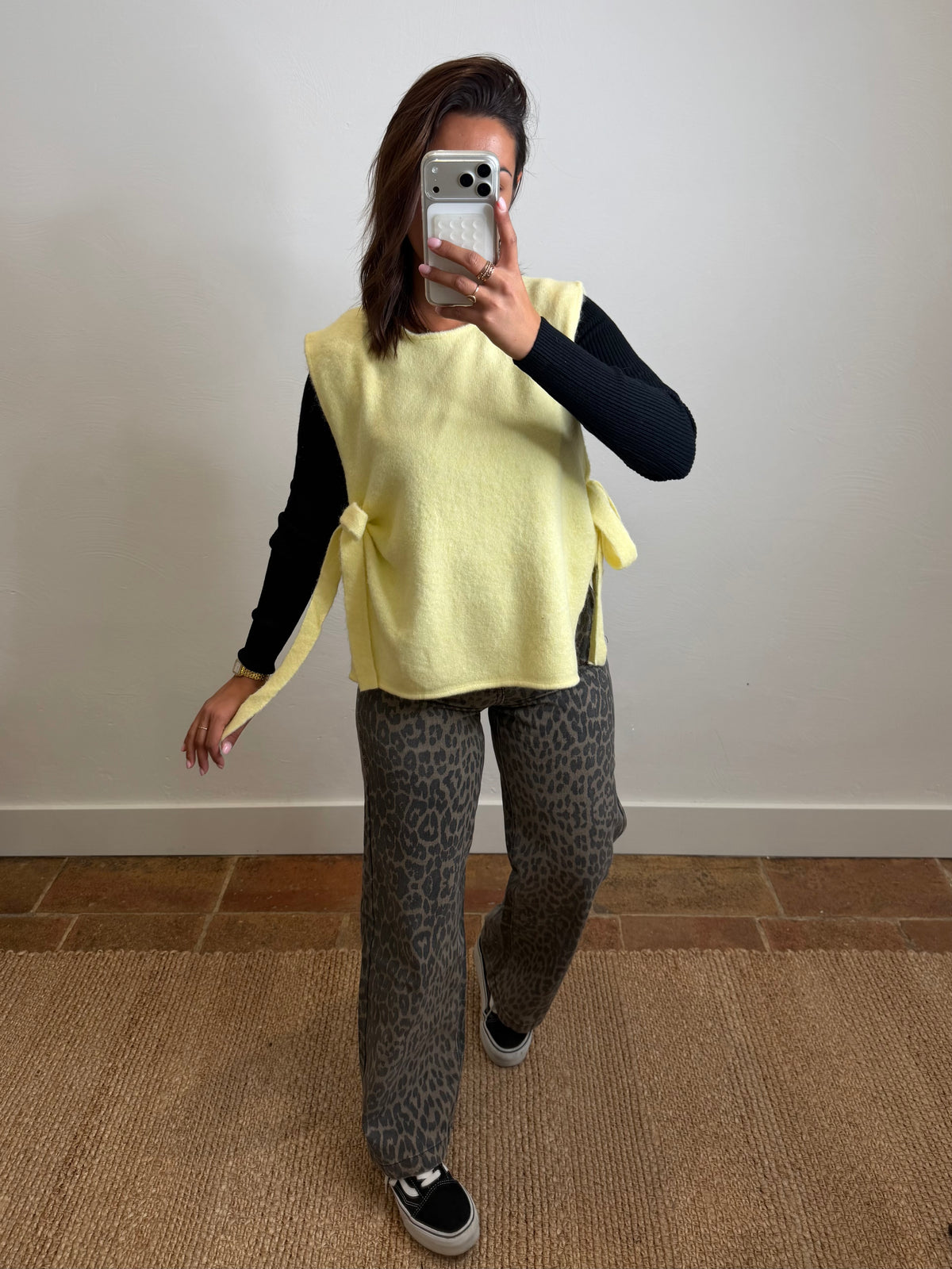 Pull Iris - jaune du 36 au 44