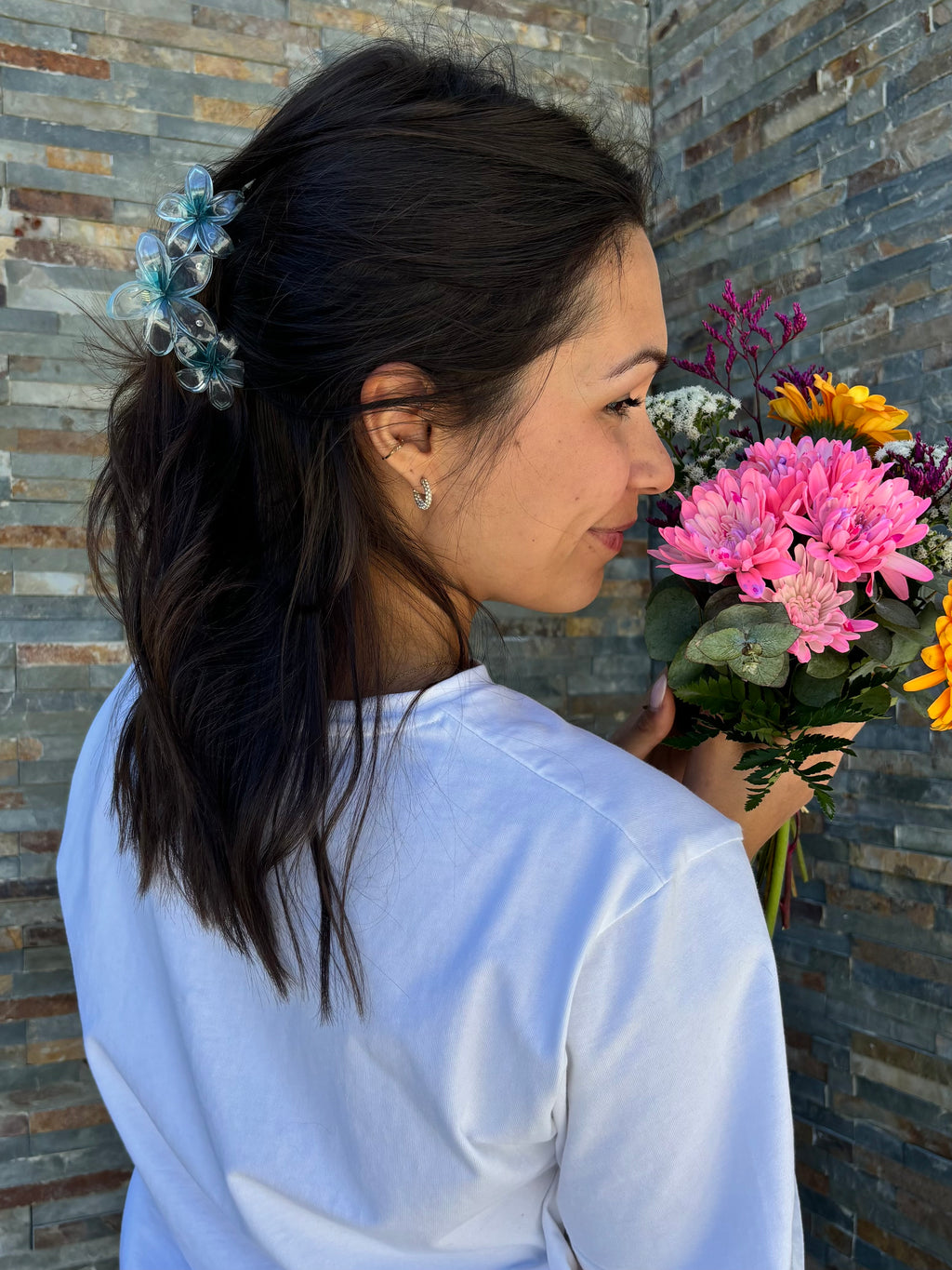 Pince Fleur - bleu