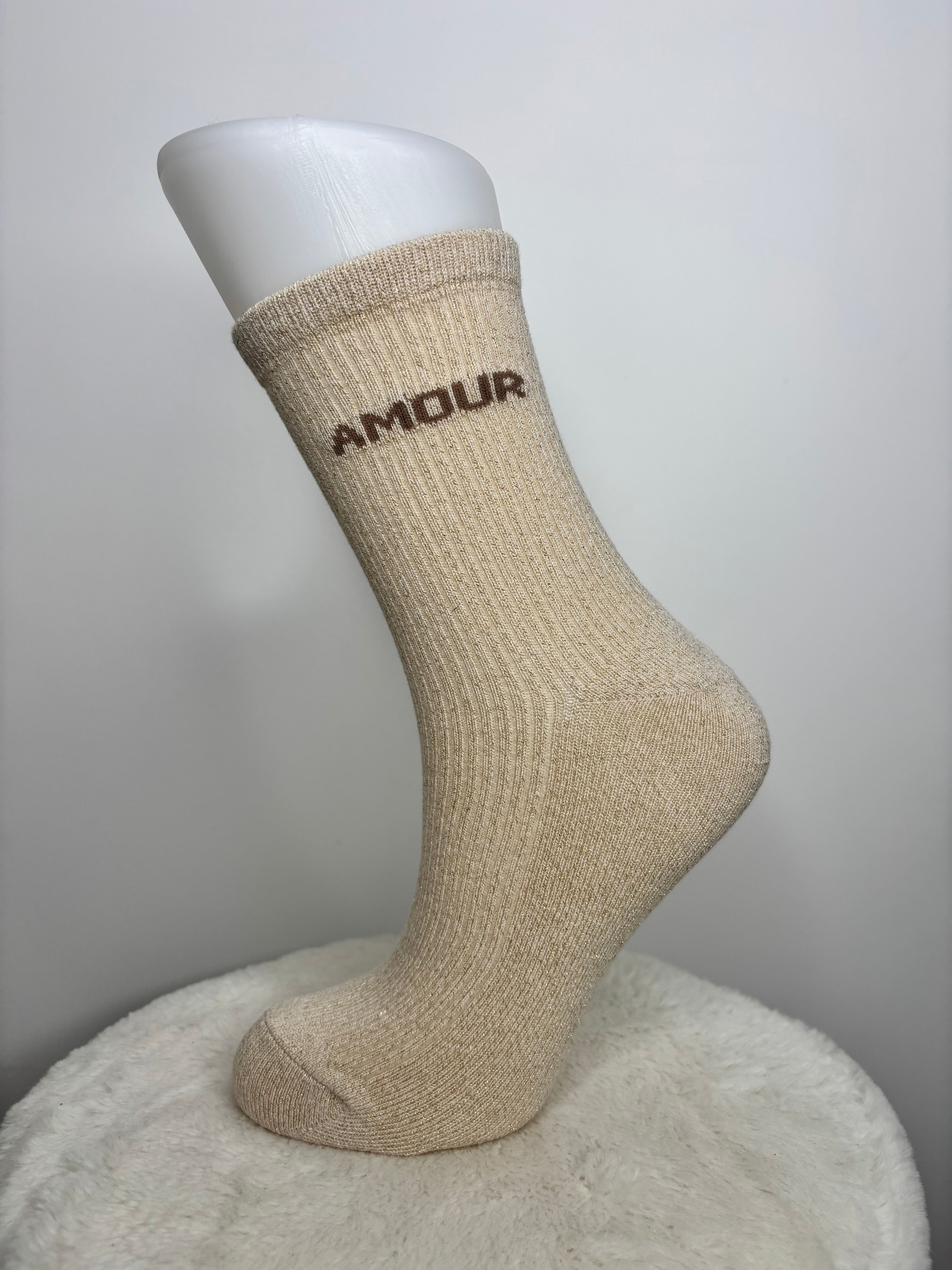 Chaussettes « AMOUR » - plusieurs coloris