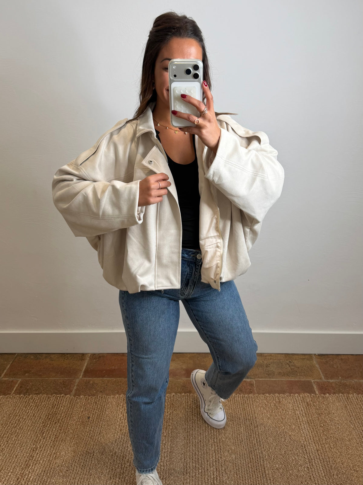 Bomber Cindy - crème