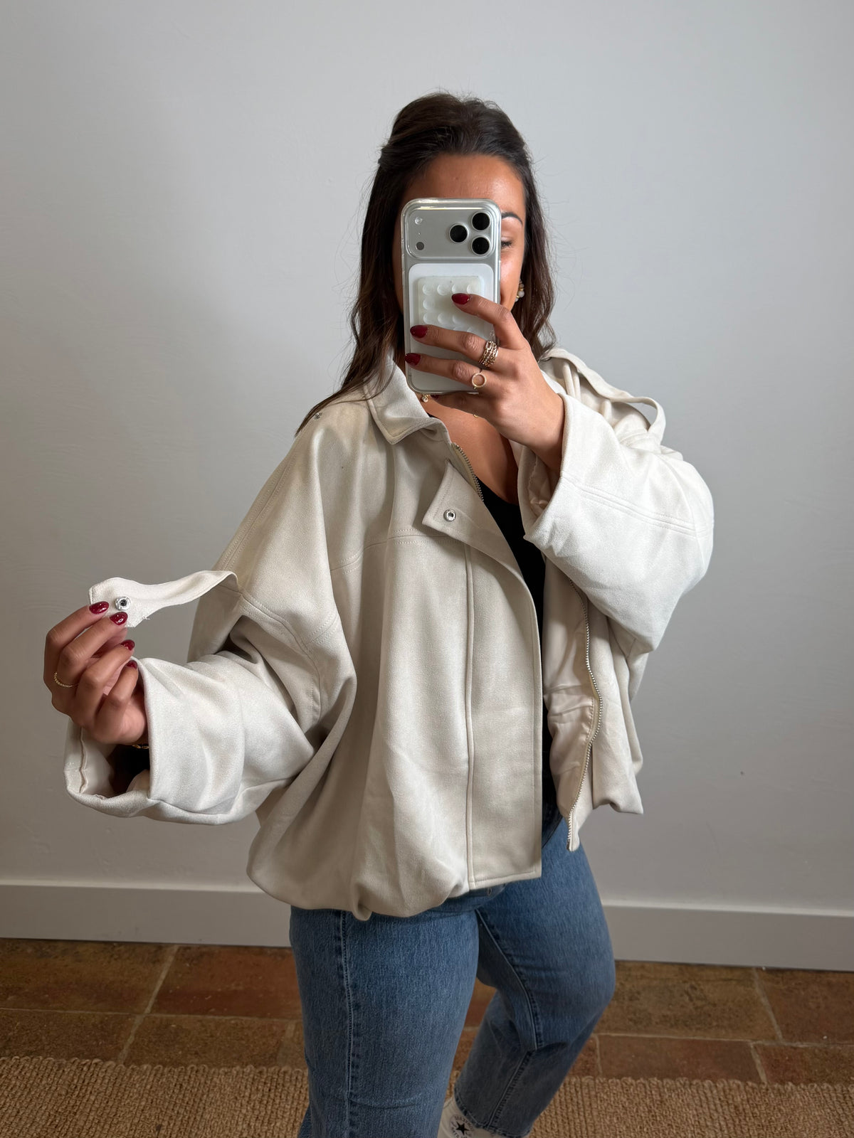 Bomber Cindy - crème