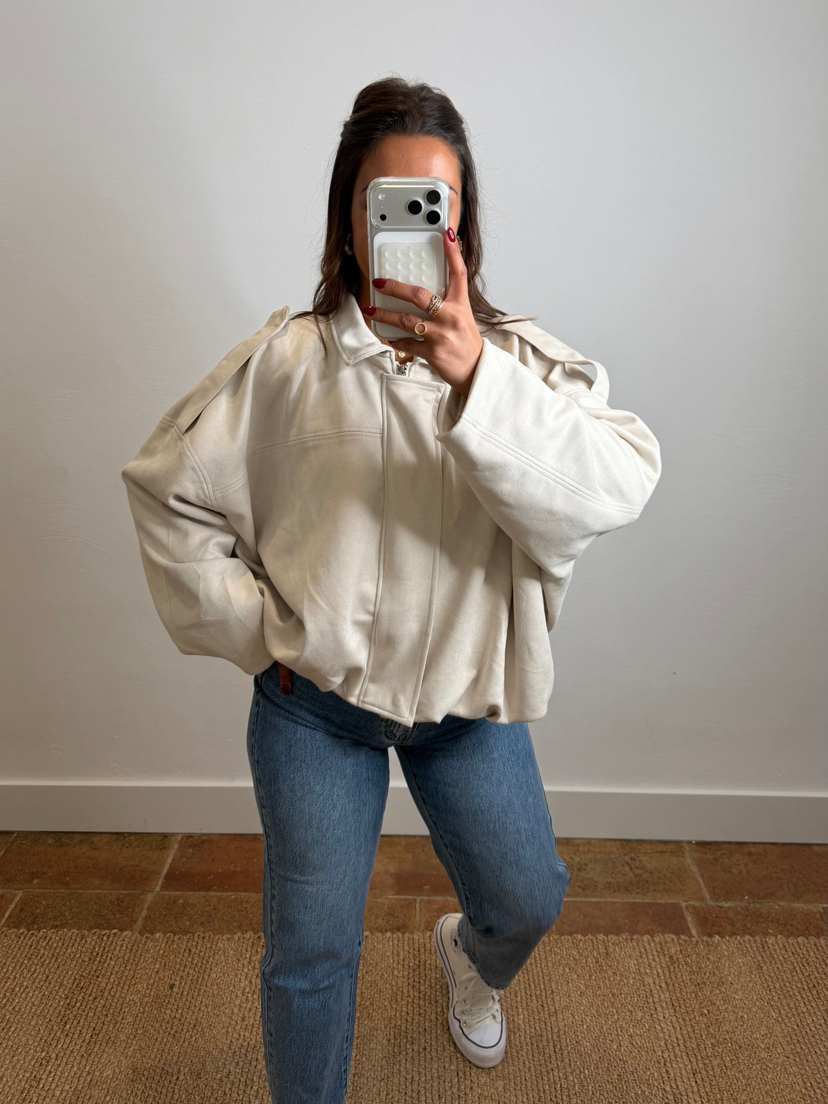 Bomber Cindy - crème