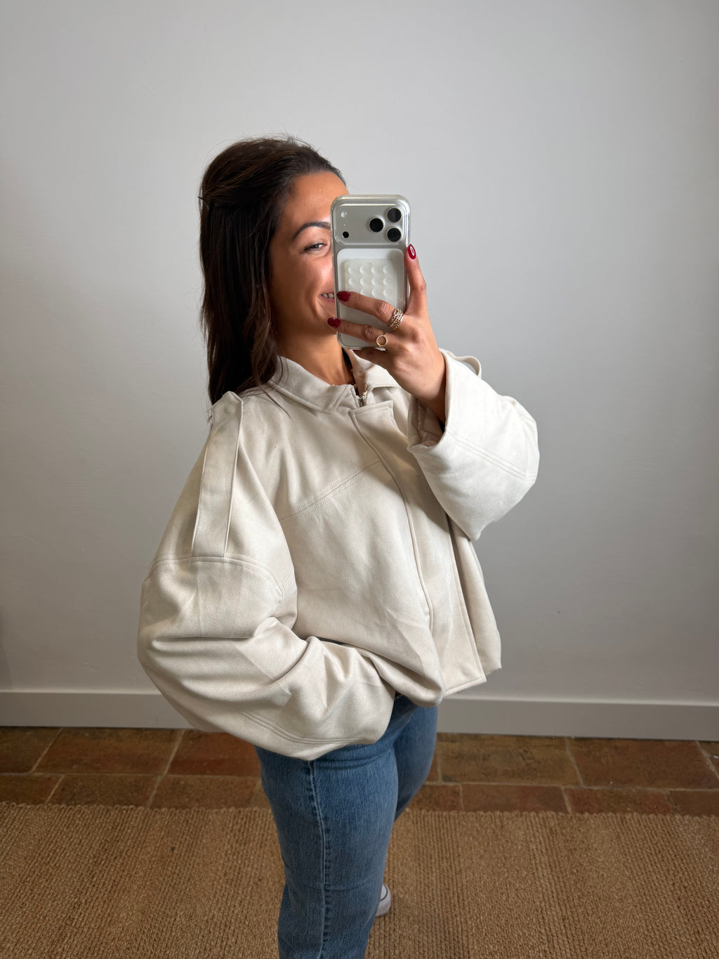 Bomber Cindy - crème