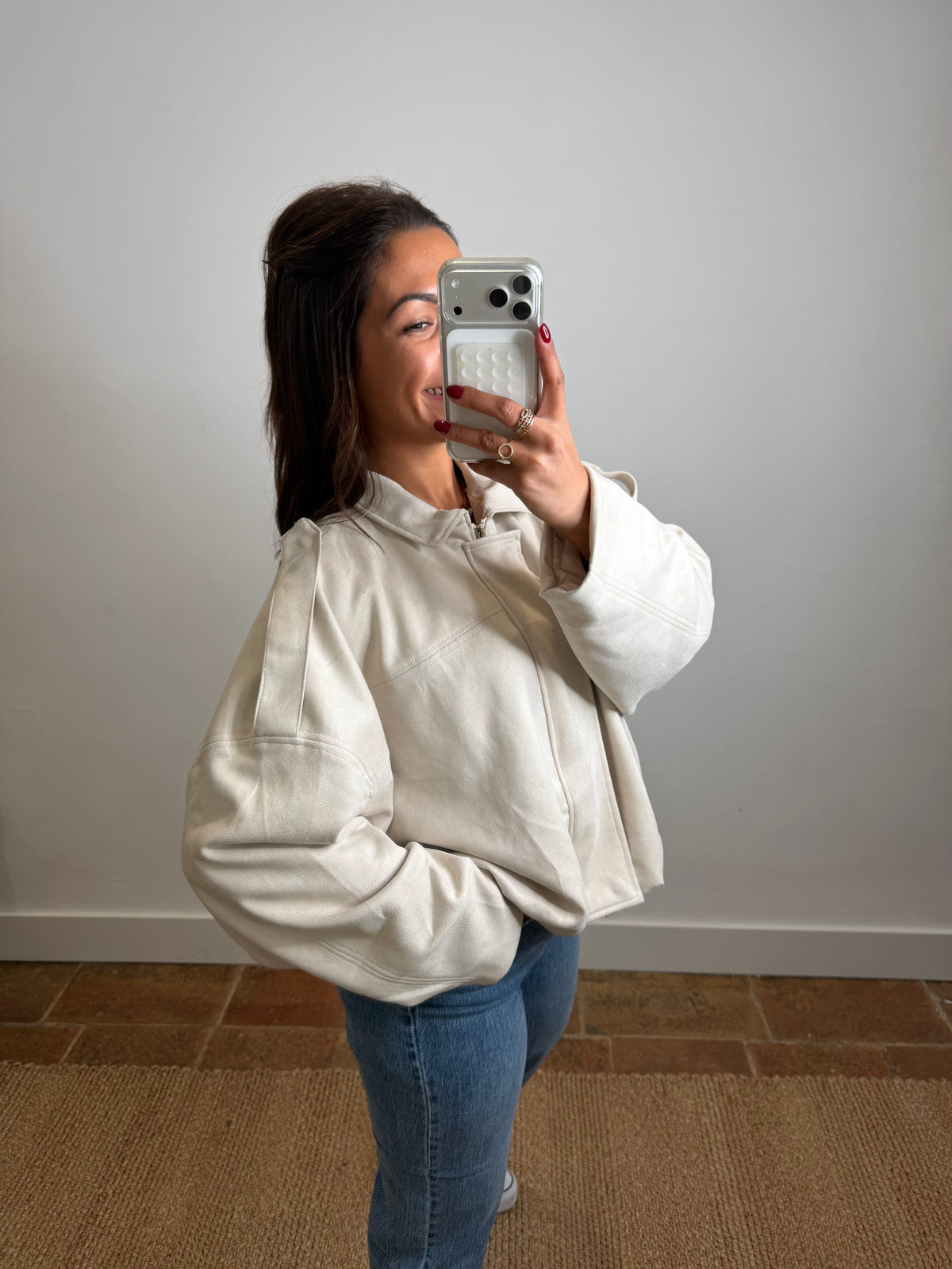 Bomber Cindy - crème