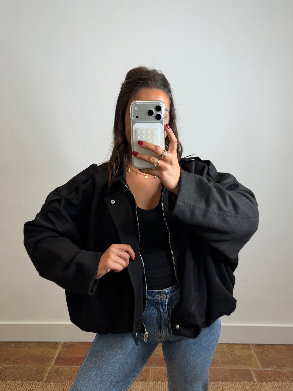 Bomber Cindy - noir