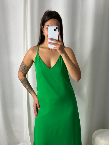 Robe fluide Pauline Vert