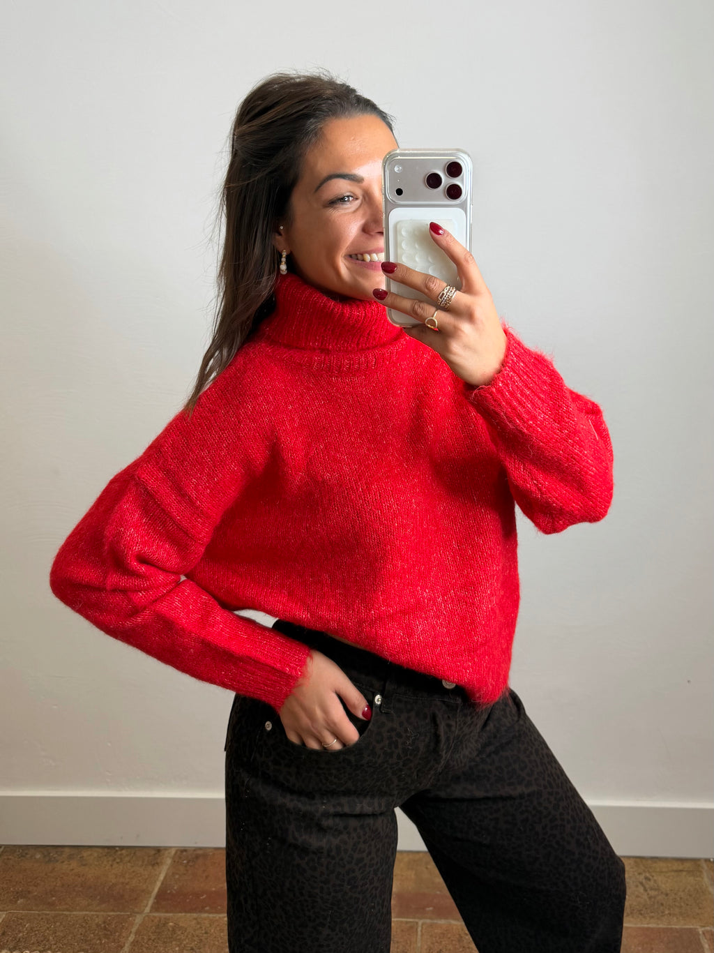 Pull Odette - rouge