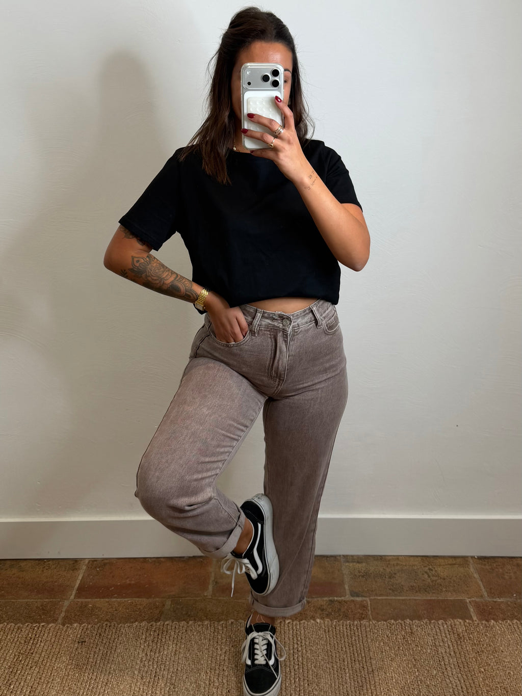 Jeans Ogy - taupe