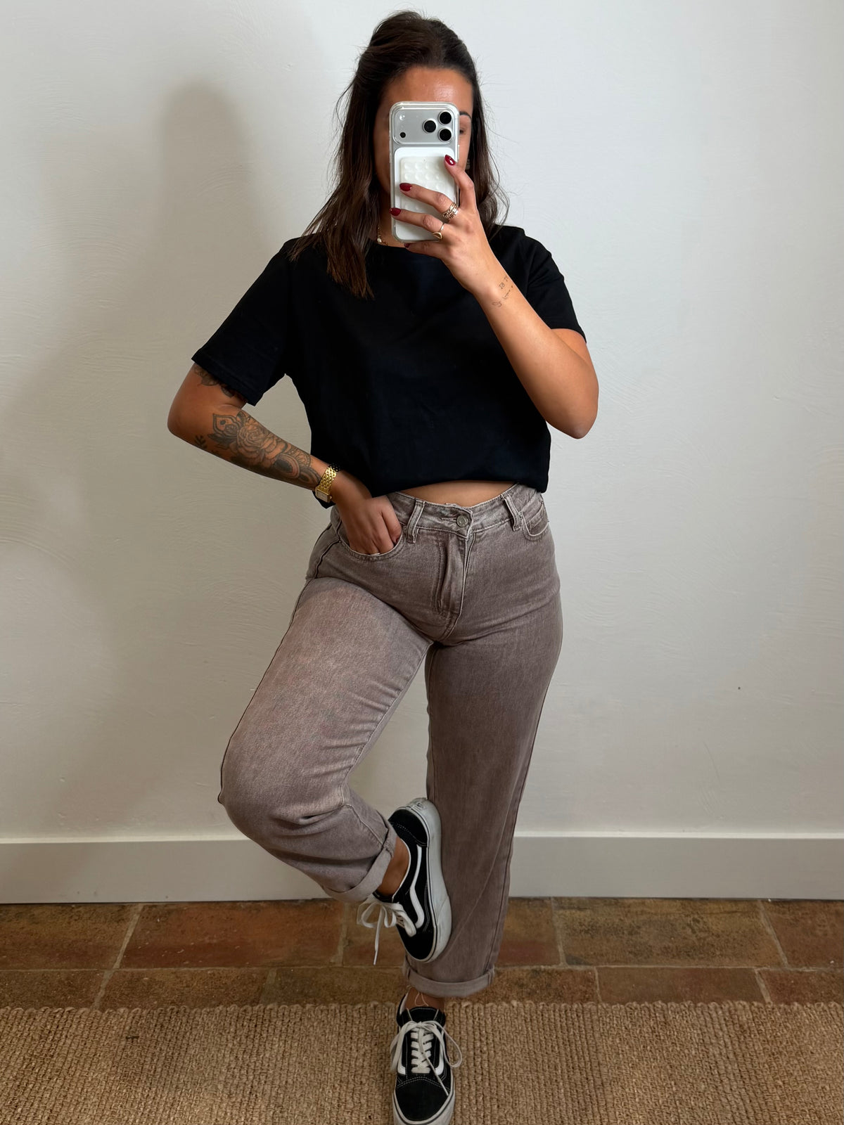 Jeans Ogy - taupe