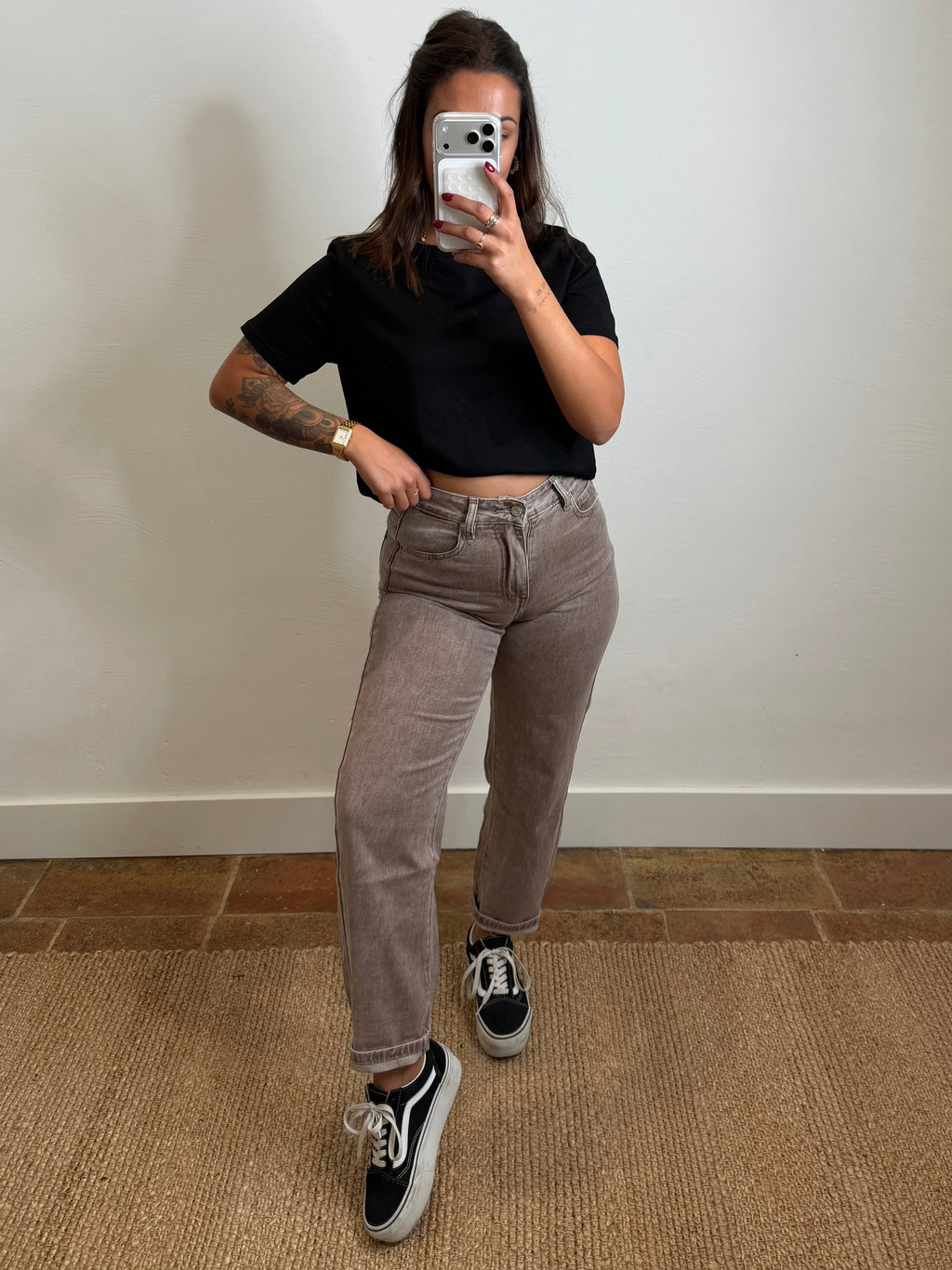 Jeans Ogy - taupe